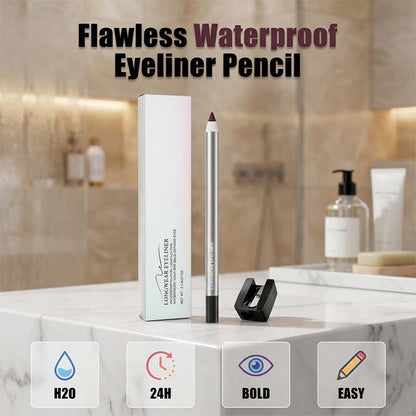 💧✏️ Wodoodporny żelowy eyeliner – gładka aplikacja, nie rozmazuje się, długotrwały i wodoodporny – płatność przy odbiorze ✅