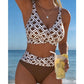 👙🌊Dwuczęściowy damski komplet bikini z wysokim stanem