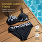 🌺 Jeden z najpopularniejszych damskich zestawów bikini z wysokim stanem i wzorem z 2026 roku