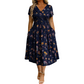 🌸 Kwiatowa sukienka z dekoltem V – kobiecy fason na każdą okazję! 👗✨