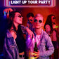 🔥Wielka wyprzedaż –50%🔥 Kolorowe mini-lampki LED na palec – świecące gadżety imprezowe z elastyczną opaską