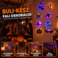 Samoprzylepne naklejki ścienne z motywem Halloween, świecące w ciemności