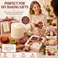 🎂 Kreatywna forma do ciasta 2w1 – 🧁 Dwustronna, do ciastek, muffinek i dekoracji – idealna do pieczenia z dziećmi i na specjalne okazje.✨ Łatwa w czyszczeniu, trwała i bezpieczna dla żywności. Słodkie wypieki w kilka chw