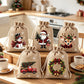 🎄🎁 Świąteczne woreczki na prezenty z sznurkiem - szybkie i eleganckie pakowanie prezentów ✨
