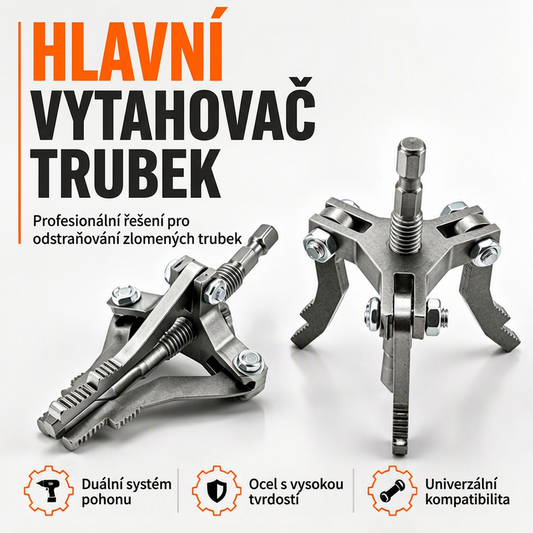 🔧 Uniwersalny trójszczękowy wyciągacz do złamanych rur – do wiertarek ręcznych, praktyczny ✨