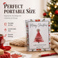 🎁🎅Świąteczny zestaw kart podarunkowych – 👍Książeczka na kartki podarunkowe z spiralnym oprawieniem do samodzielnego wykonania