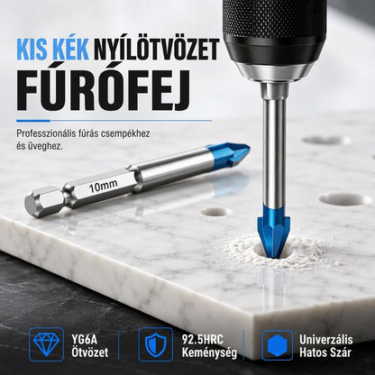 🔩 Wiertło ekscentryczne z węglików spiekanych z sześciokątnym trzpieniem do wiercenia w płytkach ceramicznych, szkle i betonie