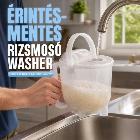 🥣Urządzenie do płukania ryżu bez użycia rąk z filtrem
