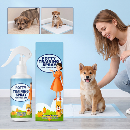 🐶🐱 Spray do nauki czystości dla zwierząt - pomaga wyznaczyć miejsce do załatwiania się w domu ✨