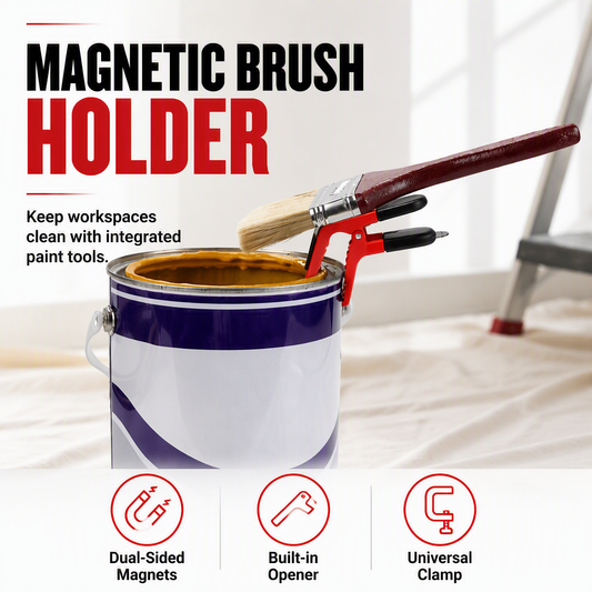 🧲 Dwustronny magnetyczny klips do pędzla – mocne mocowanie, wszechstronne zastosowanie, łatwa obsługa ✨