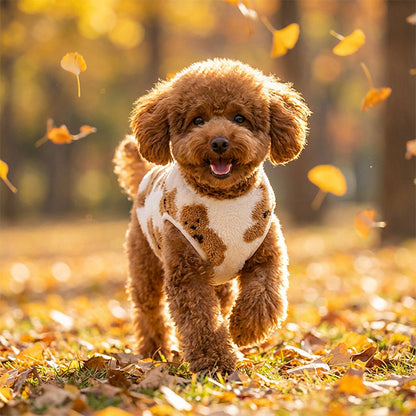 ⏰🐾 Urocza kamizelka dla zwierząt z pluszowym ociepleniem 🐶🧥✨