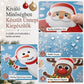 🎅🎄 Świąteczne statyczne naklejki na okna z PVC – łatwa w montażu dekoracja świąteczna ✨
