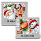 🎅🎄 Świąteczne statyczne naklejki na okna z PVC – łatwa w montażu dekoracja świąteczna ✨
