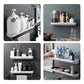 🚿 Easy Mount Bathroom Storage Shelf - No Drilling Required